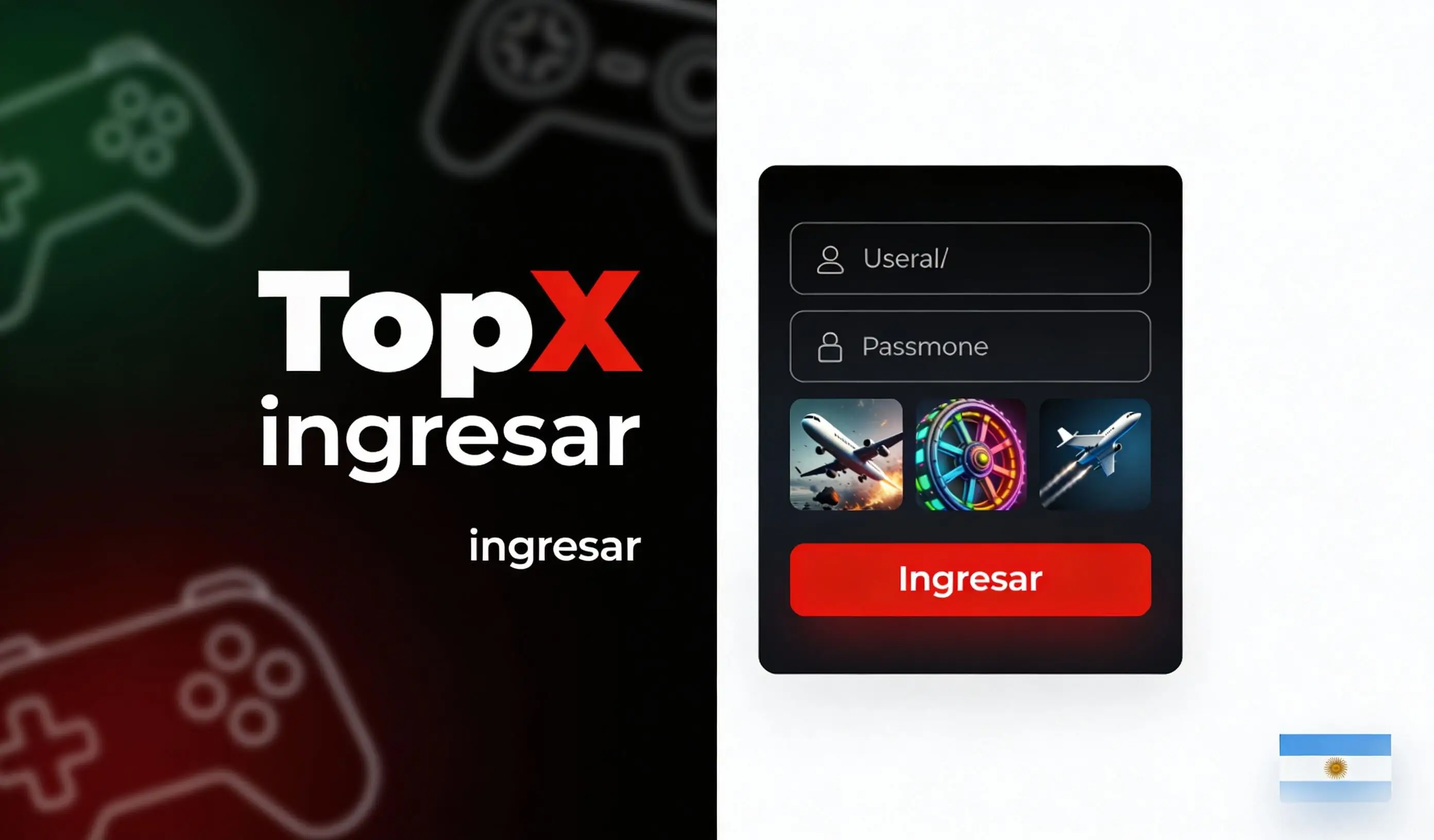 Verificación de cuenta en TopX Argentina